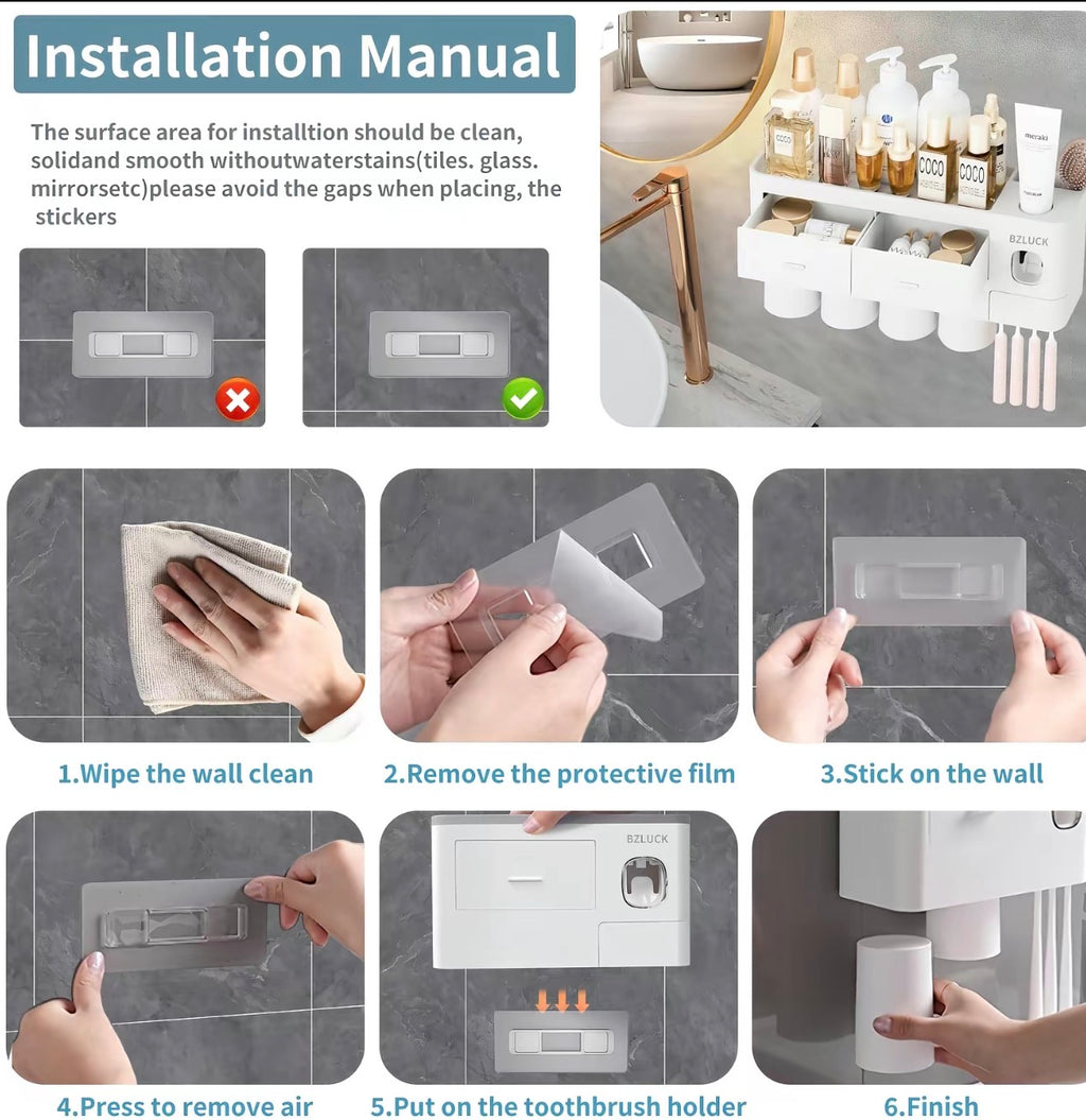 Bathroom Essentials Holder