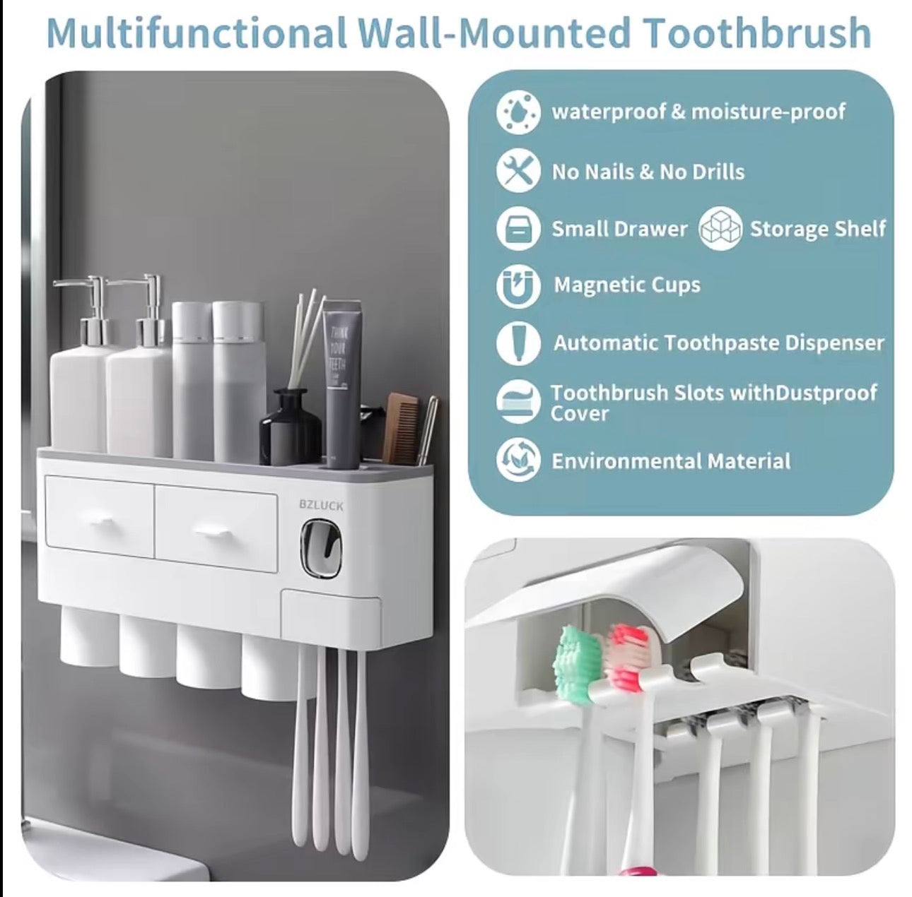 Bathroom Essentials Holder
